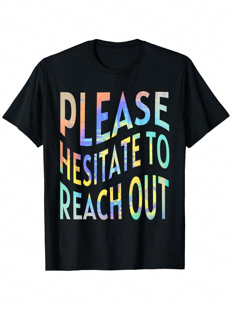 Por favor, no dude en contactarnos Camiseta de Humor de Trabajo Sarcastico - Negro - Ver 1
