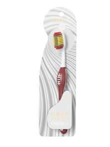 Szczoteczka do zębów dla dorosłych, średniej miękkości, w kształcie piłki baseballowej, głęboko czyszcząca, podwójna skuteczność, wysokiej jakości szczoteczka do zębów dla dorosłych mężczyzn, usuwająca plamy - Wielokolorowe - Zobacz 13