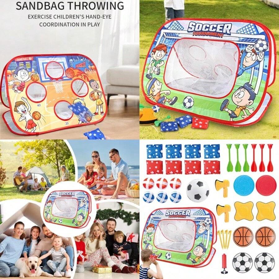 Kids Bean Bag Game Boards - A - View 1