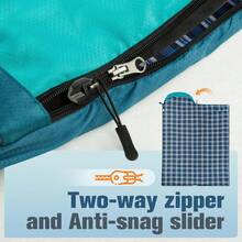 Sacos de dormir - 0°C-Franela-Gris azulado - Ver 6