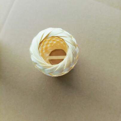 手工迷你镂空蜡烛灯笼灯罩，竹编长款流行装饰吊坠