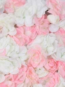 1pc Dahlia Flower Wall Panel, For Flower Wall Backdrop, Artificial Dahlia Flower Board, Artificial Floral Backdrop, Suitable For Wall Decor, Party Wedding Decor, Bridal/Baby Shower Decor, Christmas Party Decor, Thanksgiving Decor - Multicolor - View 5