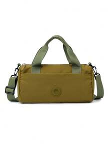 1个简约纯色多功能斜挎包，小型健身包，女士多功能单肩包，轻便柔软迷你健身包，适合露营、徒步旅行和户外旅行，多种颜色可选 - 彩色 - 查看 19