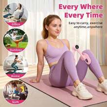 Thigaster, Pelvic Floor Strengthening Device With Display Counter Hip Trainer Kegel Exerciser, Leg Inner Thigh Trainer Pelvic Floor Muscle Trainer, Thigh Exercise Workout Equipment For Home,31254120 - Bụi hồng - Xem 5