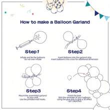 Carnival Circus Balloons Garland Arch Kit,133pcs Red Blue Yellow Rainbow Multicolor With Confetti Balloons For Carnival Theme Birthday Party Decorations - 彩色 - 查看 9