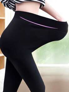 1 Pair Warm Pantyhose And Leggings Women Thick Thermal Lined Leggings, Warm Opaque Tights For Autumn/Winter, European Stirrup Pants For Women - Multicolor - View 3