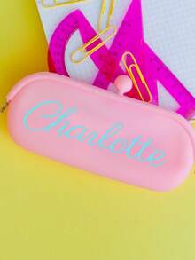 1-8pcs Personalized Text Stickers, Custom Name And Word Decals With Font And Color Options, Waterproof Glossy Adhesive Labels For Water Bottles, Lunch Boxes, Glass Cups, Gift Boxes, Balloons, Party Favors, Wedding Decor, For Her, Him, Girlfriend, Boyfriend, Wife, Husband, Bridesmaids, Students, Kids, Teens, Unique DIY Gifts For Valentine's Day, Birthday, Wedding, Back To School, Home And Office Organization - Violet Purple - View 5