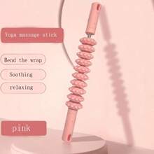 1个狼牙按摩滚轮，10轮腿部肌肉放松工具，双用途深层组织按摩和手臂力量训练器 - 彩色 - 查看 9