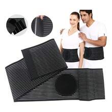 TendenciaFaja Para Hernia Ombligo Abdominal Con Banda Elástica AjustaCalidad premium - Negro - Ver 3