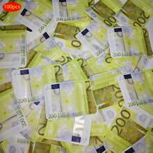 100pcs Mylar Bags,Reusable Sealed Bags Of Various Sizes,Euro Banknotes Pattern Self-Sealing Bags,Suitable For Small Enterprise Candy Bag,Self-Sealing Bags,Holiday Gift Candy Bags,Zip Lock Pouches - Multicolor - View 17