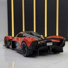 1:32 Valkyrie Alloy Car Model Collectible Display Racing Car Model With Opening Doors - Red - View 2