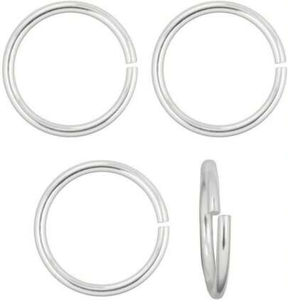 200pcs Open Jump Ring O Ring Connector 4mm (0.16 Inch) Small Tarnish Resistant Antique Bronze Plated For DIY Craft Jewelry Making CF167-4