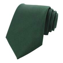 RBOCOTT Solid Color Tie Formal Necktie For Men,DarkGreen - DarkGreen - View 4