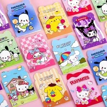 SANRIO 8本可爱卡通笔记本，便签本，作业本，小型便签本，卡通造型奖品，轻薄笔记本，适合学校和家庭奖励 - 彩色 - 查看 6