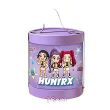 New KpopDemonHuntes Witch Hunting Girl Group Hug Bucket Stationery Gift Set, Student Learning Gift, Birthday Gift, Back To School Gift, Valentine's Day Gift - Multicolor - View 4
