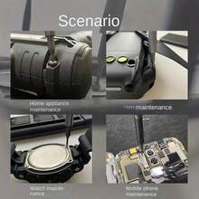 24合1多功能精密螺丝刀套装 – 不锈钢材质，带便携式收纳盒，专业电子设备维修工具套装，适用于手机和平板电脑