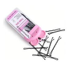 TendenciaPasadores Cabello Punta De Goma Rizado Peinado BellezaCalidad premium - Negro - Ver 3