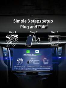 2in1 Wireless CarPlay Adapter Android Auto Wired To Wireless Automatic Connection AI Smart Box For All Cars With Wired CarPlay - K2 - View 9