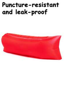 Outdoor Inflatable Slouchy Sofa Bag, Portable Inflatable Sofa Lounger - Self-Inflating Slouchy Sofa/Air Mattress Without Air Pump; Quick Inflation Portable Air Sofa, Waterproof And Leak-Proof Polyester Fabric, Durable Stitching, Rectangular Single-Person Lounger; Lightweight Foldable Travel Mattress And Inflatable Sofa, With Storage Bag - Multicolor - View 14