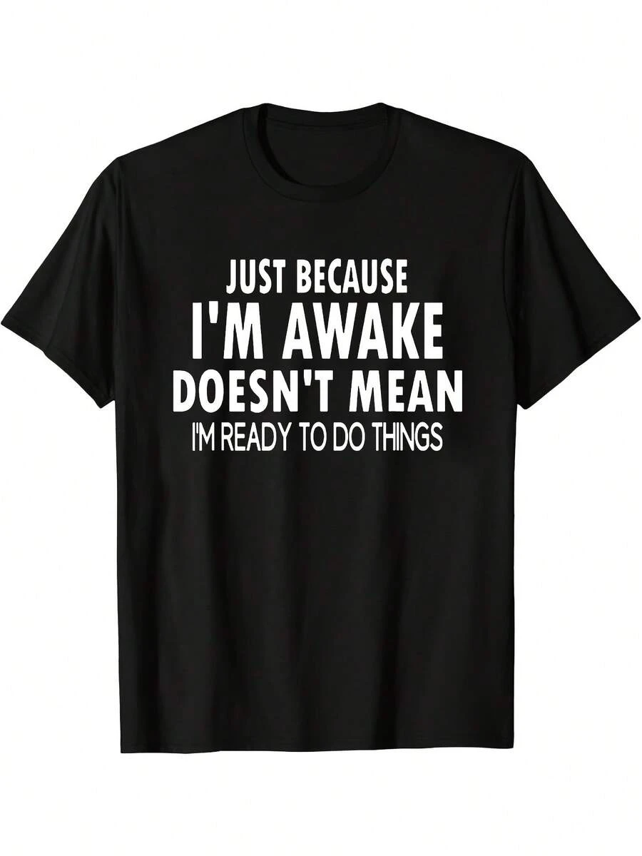 Men'S Stylish Casual Short-Sleeve T-Shirt With A New York USA Graphic Print, Comfortable And Versatile. - Đen 3 - Xem 1