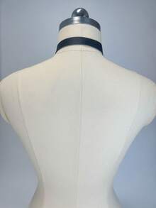 1件仿皮链条心形颈链，时尚Y2K哥特朋克风内衣配饰，适合锐舞派对等各种场合 - 彩色 - 查看 5