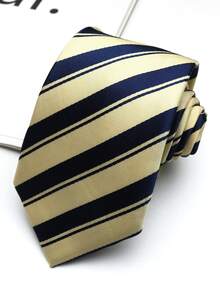 1 chiếc cà vạt kẹp kẻ sọc unisex, phù hợp cho phong cách học sinh, chụp ảnh tốt nghiệp, thường ngày, dạo phố, dự tiệc, làm quà tặng. - Nhiều màu - Xem 5