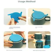 1个可调节可扩展杯架，可堆叠收纳茶杯、咖啡杯、水杯 - 彩色 - 查看 12