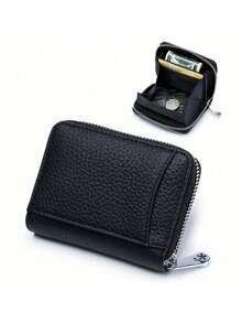 新款女士钱包 女式PU皮钱包 大容量钱包 小巧柔软皮革零钱包 迷你硬币卡包