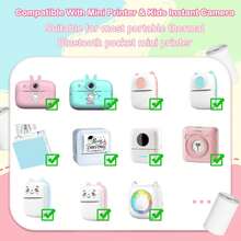 即时相机替换装纸卷 | 即时相机专用热敏相纸 | 高品质无墨打印 | 生日礼物佳选