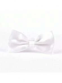 1条男士涤纶缎面正式领结，适合婚礼和派对场合