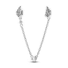 1 Pc Sliver Color Exquisite Infinite Love Bow Star Moon Palm Eyes Butterfly Flowers Clover Versatile Safety Chain Charm Fit Original Bracelet Necklace Pendant Beads For Diy Jewelry Making, Ideal Choice For Women'S Daily Jewelry Accessories-Birthday Jewelly Gifts - Silver - View 27