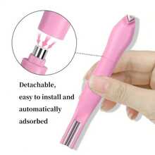 猫眼吸盘美甲套装（2件装）+双头棒，沙龙级猫眼效果美甲工具