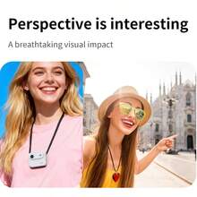 新款CCD复古迷你数码相机，支持拍照和录像，高清像素，支持自拍，是送给家人、老师和摄影爱好者的完美礼物 - 彩色 - 查看 4