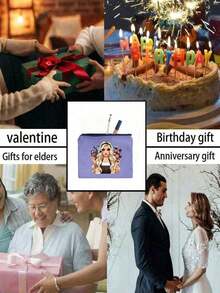 女士可爱美妆护肤旅行收纳包 - 轻便可折叠化妆包，拉链封口，大容量旅行化妆品收纳包，口红刷子收纳设计，男女通用拉链收纳袋，轻便可折叠收纳袋，女士便携式旅行洗漱包，口红包，零钱包，节日礼物化妆包，化妆品收纳整理包，化妆品收纳洗漱包，旅行洗漱包 - 彩色 - 查看 8