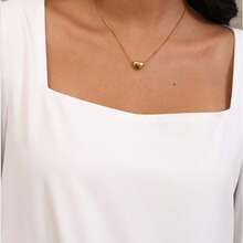 Elegant Solid Color Dress, Fashionable For Evening Dates, Daily Wear, And Vacation - White - View 8