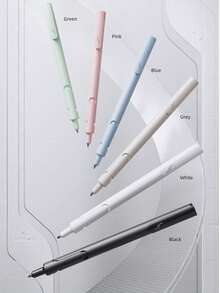 3/6/12pcs Quick-Drying Waterproof Smudge-Proof 0.5mm Black Water-Based Pens, Quiet Signature Pens Essential For Office, School, Back To School - Sets - View 1