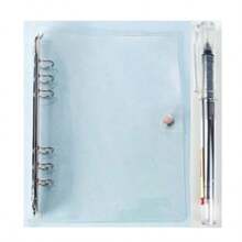 PVC Loose Leaf Binder A5/A6/A4 Transparent Notebook Cover - Clear - View 13