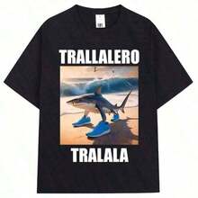 2026 New  BREATHABLE SUMMER Comfortable Summer Tylers Creator Chromakopia Sketchbook-Shirt Men Women Cotton Tees Short SLEEsve Y2k Tshirt Retro Hop Tops Men's ClothingCrew Neck Comfortable-Shirtprinting Parent-Child Outfits - Đen 4 - Xem 1