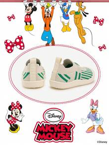 Disney 1 Pair Official Collaboration  Children's Sports Shoes, Suitable For Daily, Holiday, Sports And Outdoor Activities. Comfortable, Fit Foot Shape, Non-Slip, Breathable. (Boys' Sports Shoes, Boys' Casual Shoes, Children's Sports Shoes, Girls' Sports Shoes, Girls' Casual Shoes) - Beige - View 3