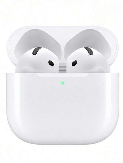  Apple AirPods 4 Wireless Headphones, Bluetooth Earbuds With Active Noise Cancellation, Adaptive EQ, Transparency Mode, Personalized Spatial Audio, USB-C Charging Case, Wireless Charging, And H2 Chip