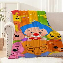 Cartoon P-Plim Plim Cute Blanket Plush Nap Sofa Rug For Living Room Warm Office Bedroom Birthday Home Travel  Gifts(1).Jpg - 白色 - 查看 1