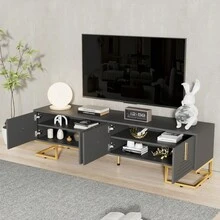 Television Stands & Entertainment Centers - Grey + Particle Board + 70-79 Inches - View 5