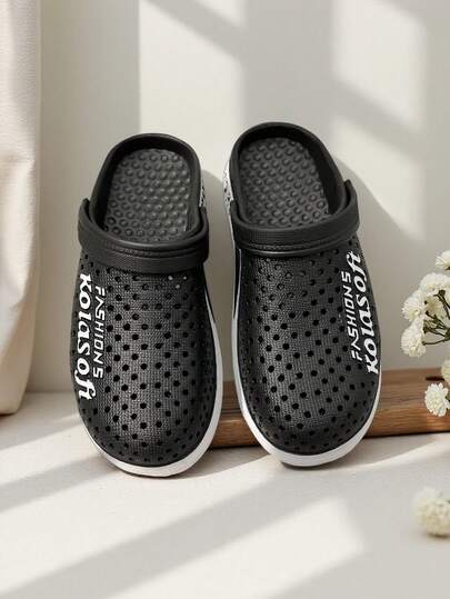 סנדלים נוחים וקלילים בסגנון ספורטיבי לגברים, מתאימים לחוף הים, לבית, לחוץ, נעליים יומיומיות, כל העונה