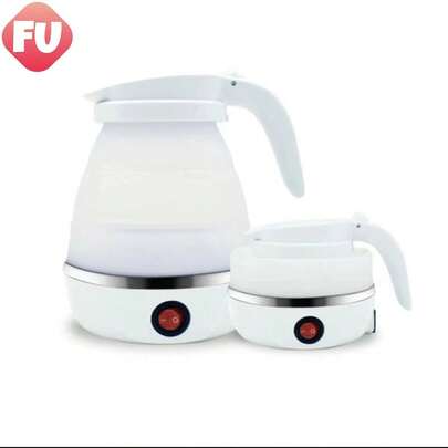 Hervidor Eléctrico Portátil Plegable de Silicona 600 ml (Colores enviados al azar)