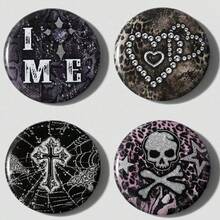 趣味图案徽章胸针，女士翻领别针胸针，包包挂饰，时尚配饰，送给朋友、家人、老师和同学的趣味礼物 - 彩色 - 查看 9