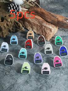 1pc/5pcs/10pcs/12pcs Handheld Tally Counter, Mini Portable Finger Ring Counter, Thumb Press Clicker Counter For Learning, Sports, Other Counting Activities - Multicolor - View 18
