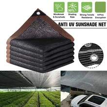 A Sunshade Net With A Matching Drawstring, Featuring Built-In Holes For Easy Installation. It Is Suitable For Yards, Outdoor Spaces, Gardens, Camping, Rooftops, And Pools, Providing Sun Protection And UV Shielding. It Also Serves As A Dust Barrier F