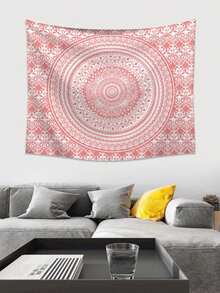 1 قطعة من المنسوجات المطبوعة بطراز المندالا، قماش معلق على الحائط لديكور المنزل، علم لغرفة النوم، ديكور الغرفة، منسوجات معلقة، ديكور الحائط، فن الحائط، أغراض الغرفة، أعلام للغرفة، منسوجات معلقة، منسوجات معلقة على الحائط، منسوجات معلقة باللون الوردي - متعدد الألوان - مشاهدة 12