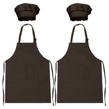 2pcs/Set Kids Apron And Chef Hat Set, Boys & Girls Apron With 2 Pockets, Adjustable, Children's Painting Apron, Suitable For Cooking, Classroom, Baking, Painting, Crafts, BBQ, DIY, Party, Ages 6-13 - Multicolor - View 11
