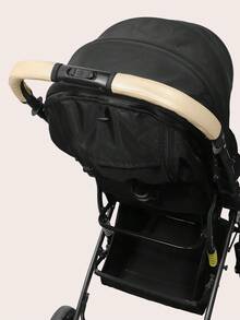 1 套黑色/棕色 PU 皮革婴儿车车把套，可拆卸防滑保护手柄，防流口水/防咬，可清洗且耐用，通用（包含 2 个 5.9 英寸 * 3.9 英寸套） - 彩色 - 查看 7